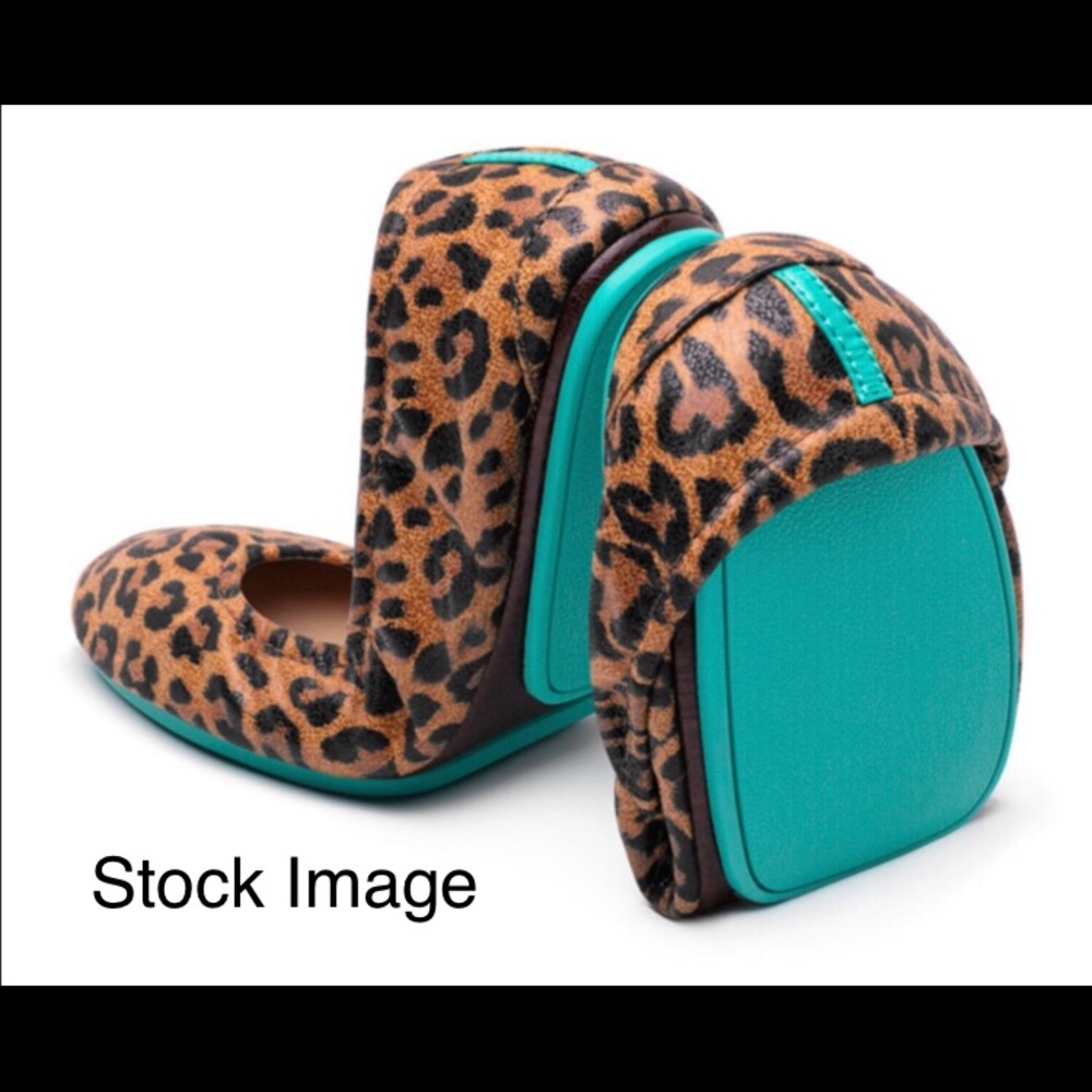 Tieks Leopard Print Ballet Flats, Size 9